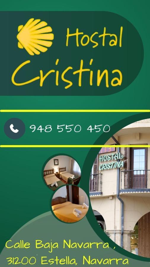 Hostal Cristina Estella Exterior photo